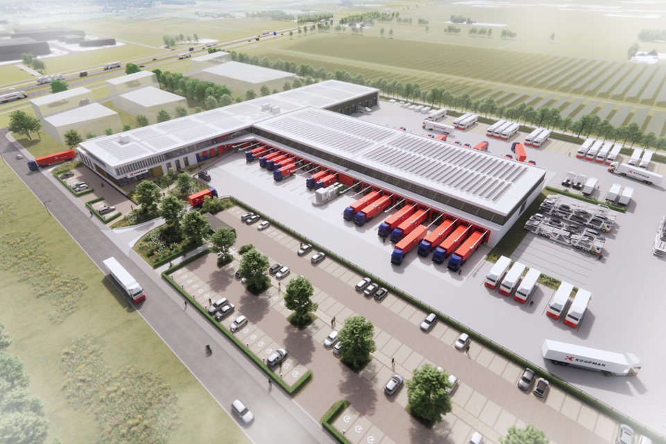 Duurzaam logistiek centrum in Leek